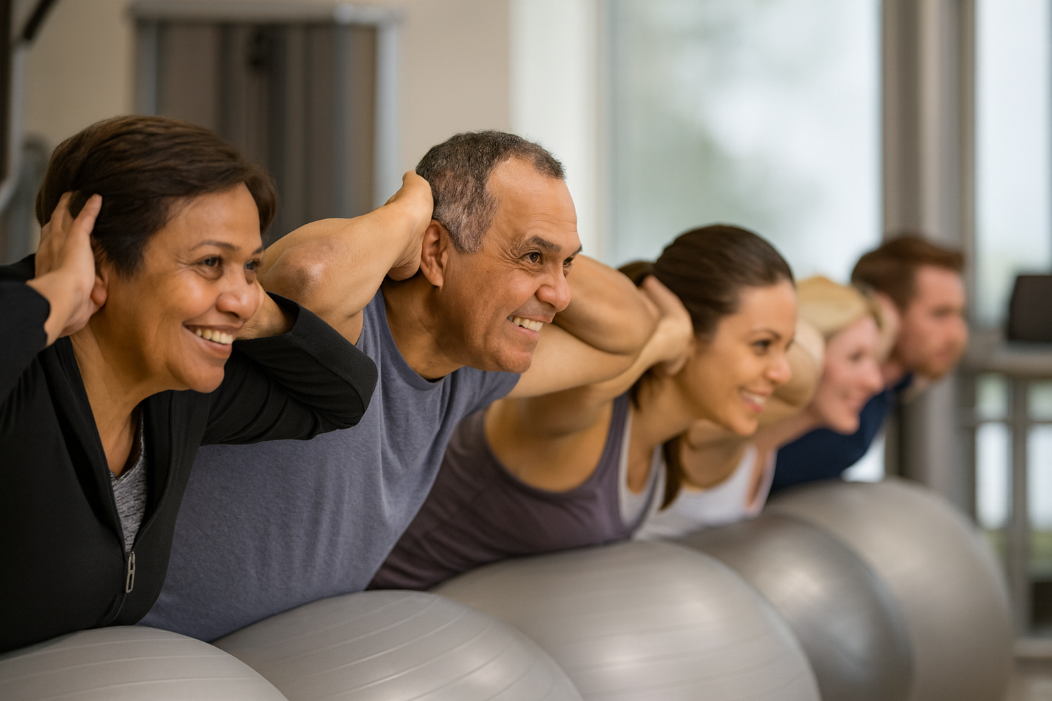 Exercício adaptado com foco em controle e segurança